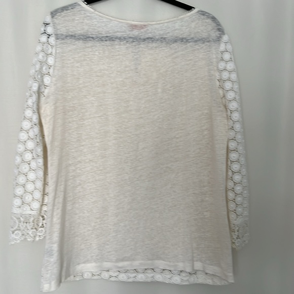 TORY BURCH EYELET LACE BLOUSE - Picture 5 of 6